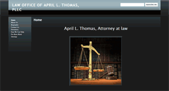 Desktop Screenshot of lawofficeofaprillthomas.com